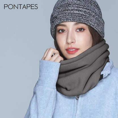방한 플리스 넥 워머 스노웨어 맨즈 레이디스 PONTAPES PONF-102 