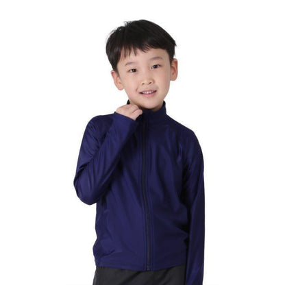 Rashguard kids school swimming class children's junior parka school swimsuit long sleeves UPF50+ UV UV cut rush parka UV parka pool surf pants torenka leggings surf hat also 4 colors 110~150 KICKS KJR-300 