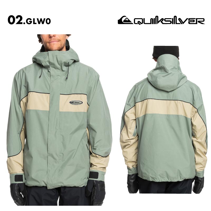 QUIKSILVER/クイックシルバー メンズ GORE-TEX スノージャケット HIGH ALTITUDE JK 2024-25 SNOW EQYTJ03467 スノーウェア スノボウェア スノーボードウェア スキーウェア ボードウェア ブランド おしゃれ 男性用