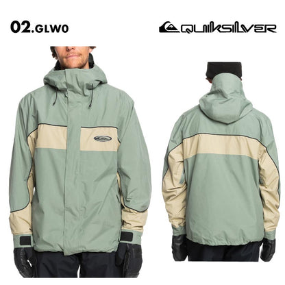 QUIKSILVER/クイックシルバー メンズ GORE-TEX スノージャケット HIGH ALTITUDE JK 2024-25 SNOW EQYTJ03467 スノーウェア スノボウェア スノーボードウェア スキーウェア ボードウェア ブランド おしゃれ 男性用