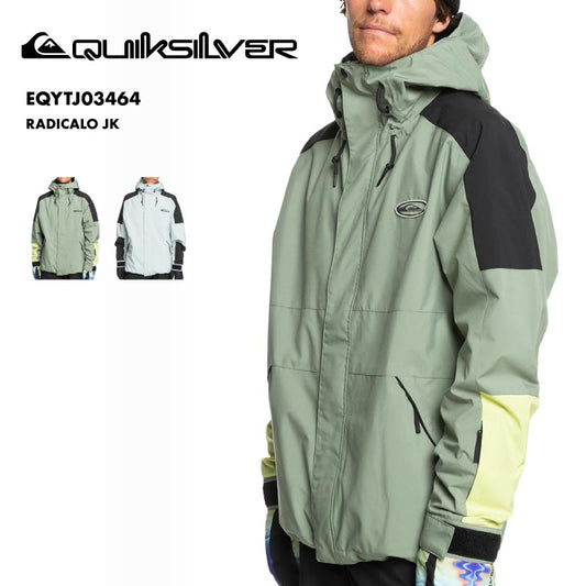 QUIKSILVER/クイックシルバー メンズ スノージャケット RADICALO JK 2024-25 SNOW EQYTJ03464 スノーウェア スノボウェア スノーボードウェア スキーウェア ボードウェア ブランド おしゃれ 男性用