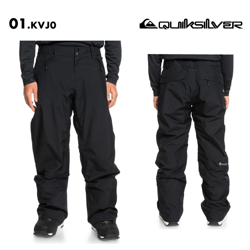 QUIKSILVER/クイックシルバー メンズ GORE-TEX スノーウェア パンツ MISSION PT 2024-25 SNOW EQYTP03229 スノボウェア スノーボードウェア スキーウェア ボードウェア ブランド おしゃれ 男性用