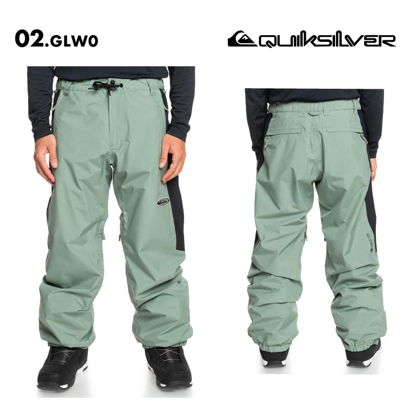 QUIKSILVER/クイックシルバー メンズ GORE-TEX スノーウェア パンツ HIGH ALTITUDE PT 2024-25 SNOW EQYTP03216 スノボウェア スノーボードウェア スキーウェア ボードウェア ブランド おしゃれ 男性用