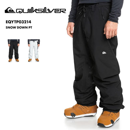 QUIKSILVER/クイックシルバー メンズ スノーウェア パンツ SNOW DOWN PT 2024-25 SNOW EQYTP03214 スノボウェア スノーボードウェア スキーウェア ボードウェア ブランド おしゃれ 男性用