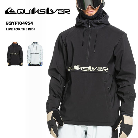 QUIKSILVER/クイックシルバー メンズ ハーフジップ ジャケット LIVE FOR THE RIDE 2024-25 SNOW EQYFT04954 スノーウェア スノボウェア スノーボードウェア スキーウェア ボードウェア ブランド おしゃれ 男性用