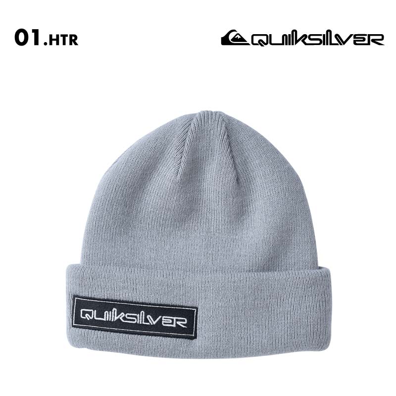 QUIKSILVER/クイックシルバー メンズ ニット帽 QS 2WAY BEANIE 2024 FALL&WINTER QBE244304 アクリル 男性用 防寒 ニットキャップ ビーニー ２WAY ロゴ 撥水 帽子 おしゃれ【メール便発送 24FW-02】