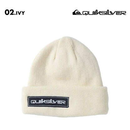 QUIKSILVER/クイックシルバー メンズ ニット帽 QS 2WAY BEANIE 2024 FALL&WINTER QBE244304 アクリル 男性用 防寒 ニットキャップ ビーニー ２WAY ロゴ 撥水 帽子 おしゃれ【メール便発送 24FW-02】