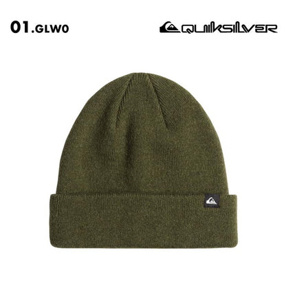 QUIKSILVER/クイックシルバー メンズ ニット帽 ROUTINE BEANIE 2024-25 SNOW EQYHA03399 スノーボード スキー スノボ 防寒 ビーニー ニットキャップ シンプル 定番 アクリル ブランド 男性用【メール便発送 24FW-05】