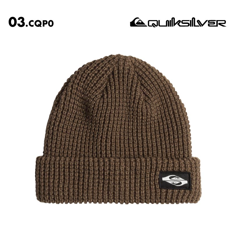 QUIKSILVER/クイックシルバー メンズ ニット帽 TOFINO BEANIE 2024-25 SNOW EQYHA03400 スノーボード スキー スノボ 防寒 ビーニー ニットキャップ ワッフル編み デイリー使い アクリル シンプル 男性用【メール便発送 24FW-05】