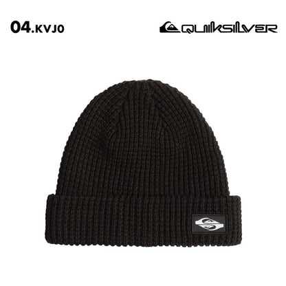 QUIKSILVER/クイックシルバー メンズ ニット帽 TOFINO BEANIE 2024-25 SNOW EQYHA03400 スノーボード スキー スノボ 防寒 ビーニー ニットキャップ ワッフル編み デイリー使い アクリル シンプル 男性用【メール便発送 24FW-05】