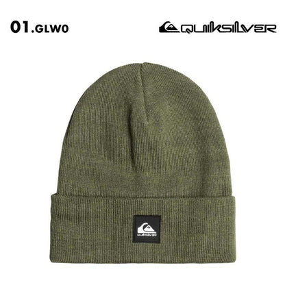 QUIKSILVER/クイックシルバー メンズ ニット帽 BRIGADE BEANIE 2024-25 SNOW EQYHA03398 スノーボード スキー スノボ 防寒 ビーニー ニットキャップ ハイゲージニット 定番 シンプル 普段使い 男性用【メール便発送 24FW-05】