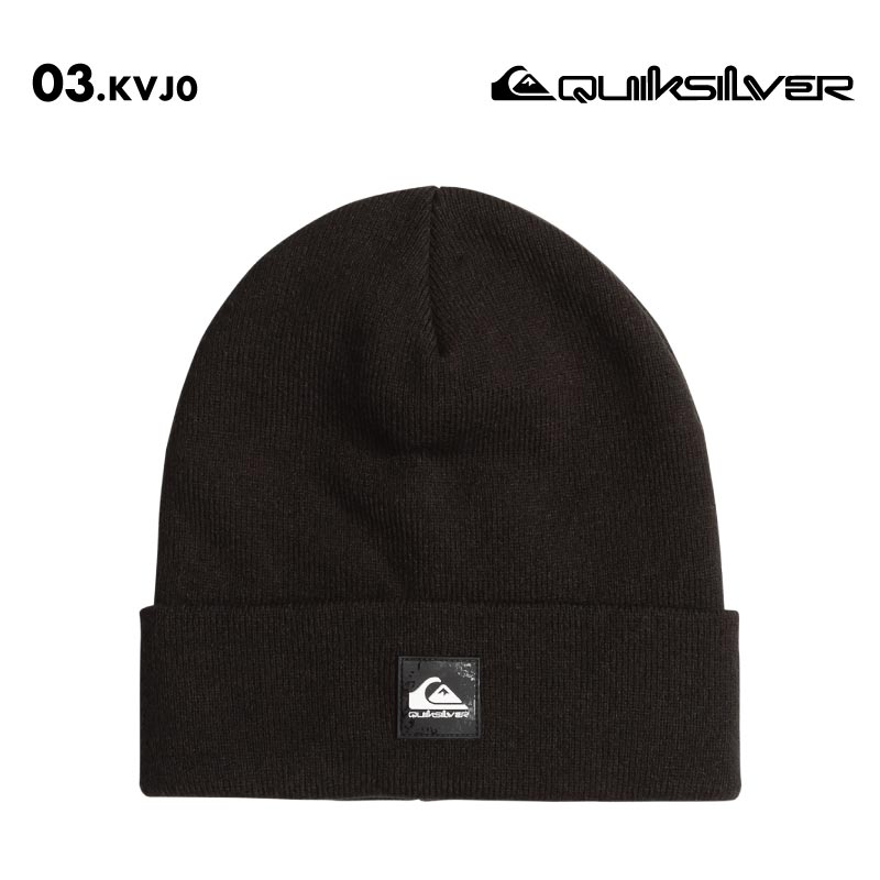 QUIKSILVER/クイックシルバー メンズ ニット帽 BRIGADE BEANIE 2024-25 SNOW EQYHA03398 スノーボード スキー スノボ 防寒 ビーニー ニットキャップ ハイゲージニット 定番 シンプル 普段使い 男性用【メール便発送 24FW-05】