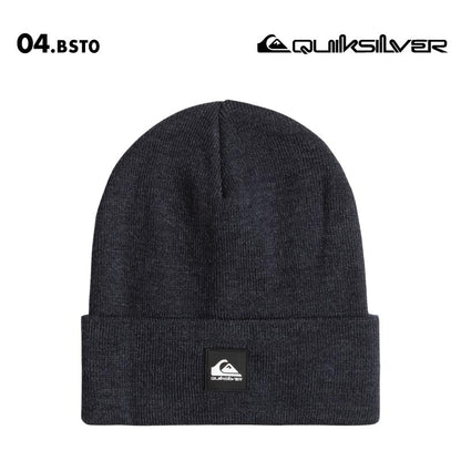 QUIKSILVER/クイックシルバー メンズ ニット帽 BRIGADE BEANIE 2024-25 SNOW EQYHA03398 スノーボード スキー スノボ 防寒 ビーニー ニットキャップ ハイゲージニット 定番 シンプル 普段使い 男性用【メール便発送 24FW-05】