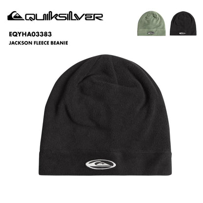 QUIKSILVER/クイックシルバー メンズ フリース ニット帽 JACKSON FLEECE BEANIE 2024-25 SNOW EQYHA03383 スノーボード スキー スノボ 防寒 ビーニー ニットキャップ ロゴ フリース シンプル 普段使い 男性用【メール便発送 24FW-05】