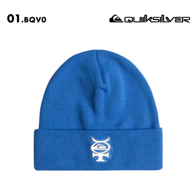 QUIKSILVER/クイックシルバー メンズ ニット帽 MIDNIGHT BEANIE 2024-25 SNOW EQYHA03382 スノーボード スキー スノボ 防寒 ビーニー ニットキャップ ロゴ シンプル リフレクトプリント 普段使い 男性用【メール便発送 24FW-05】