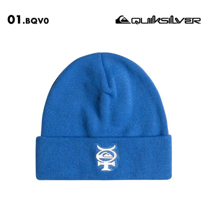 QUIKSILVER/クイックシルバー メンズ ニット帽 MIDNIGHT BEANIE 2024-25 SNOW EQYHA03382 スノーボード スキー スノボ 防寒 ビーニー ニットキャップ ロゴ シンプル リフレクトプリント 普段使い 男性用【メール便発送 24FW-05】