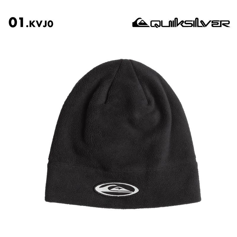 QUIKSILVER/クイックシルバー キッズ ジュニア フリース ニット帽 JACKSON FLEECE BEANIE YTH 2024-25 SNOW EQBHA03080 スノーボード スキー スノボ 防寒 ビーニー ニットキャップ ポリエステル シンプル フリース ロゴ ジュニア 子供用 こども用 男の子用 女の子用【メール便発送 24FW-05】