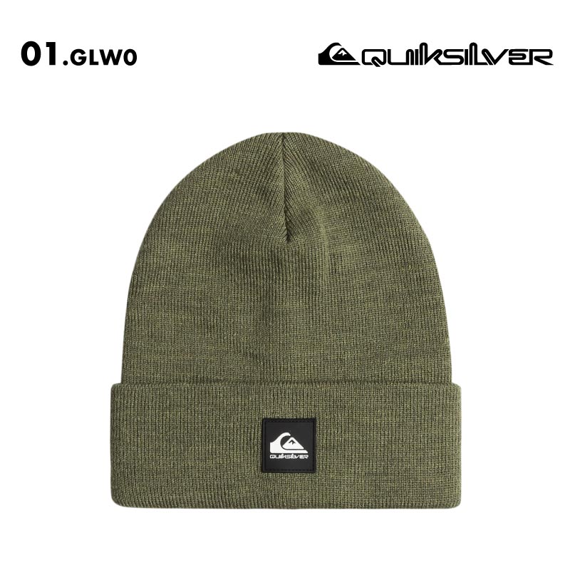 QUIKSILVER/クイックシルバー キッズ ジュニア ニット帽 BRIGADE YOUTH BEANIE 2024-25 SNOW EQBHA03088 スノーボード スキー スノボ 防寒 ビーニー ニットキャップ ハイゲージニット シンプル ロゴ アクリル ジュニア 子供用 こども用 男の子用 女の子用【メール便発送 24FW-05】