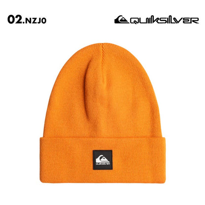 QUIKSILVER/クイックシルバー キッズ ジュニア ニット帽 BRIGADE YOUTH BEANIE 2024-25 SNOW EQBHA03088 スノーボード スキー スノボ 防寒 ビーニー ニットキャップ ハイゲージニット シンプル ロゴ アクリル ジュニア 子供用 こども用 男の子用 女の子用【メール便発送 24FW-05】