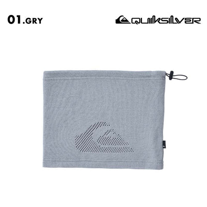 QUIKSILVER/クイックシルバー メンズ ネックウォーマー RIB JACQUARD NECK WARMER 2024 FALL&WINTER QOA244307 防寒 マフラー 薄手 撥水加工 スキー スノボ 調節可能 普段使い ロゴ 男性用【メール便発送 24FW-02】