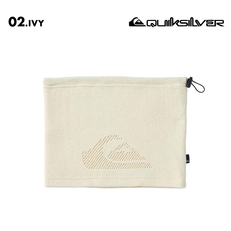 QUIKSILVER/クイックシルバー メンズ ネックウォーマー RIB JACQUARD NECK WARMER 2024 FALL&WINTER QOA244307 防寒 マフラー 薄手 撥水加工 スキー スノボ 調節可能 普段使い ロゴ 男性用【メール便発送 24FW-02】