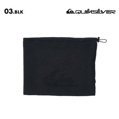 QUIKSILVER/クイックシルバー メンズ ネックウォーマー RIB JACQUARD NECK WARMER 2024 FALL&WINTER QOA244307 防寒 マフラー 薄手 撥水加工 スキー スノボ 調節可能 普段使い ロゴ 男性用【メール便発送 24FW-02】