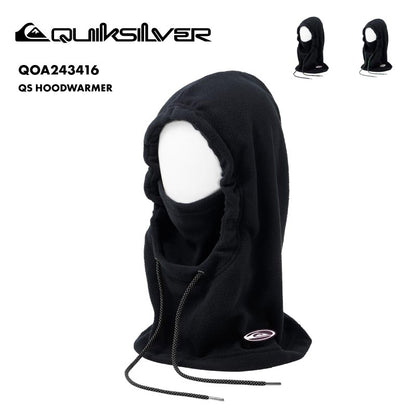 QUIKSILVER/クイックシルバー メンズ フードウォーマー QS HOODWARMER 2024-25 SNOW QOA243416 スノーボード スキー スノボ 防寒 首元 フリース あったか オーバーサイズ ドローコード フリース 男性用