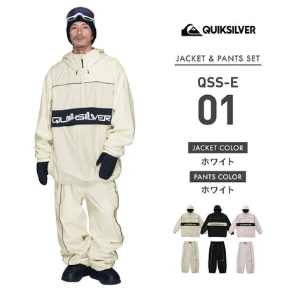 STEEZE 상하 세트 스노우 보드웨어 여성 남성 QUIKSILVER PONTAPES QSMS-ASET 