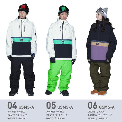 クリアランスセール スノーボードウェア QUIKSILVER UTILITY STEEZE JK スキーウェア メンズ ボードウェア スノボウェア 上下セット スノボ ウェア スノーボード スノボー スキー スノボーウェア ジャケット パンツ 大きい ウエア キッズ も 激安 QSMS-ASET EQYTJ03365