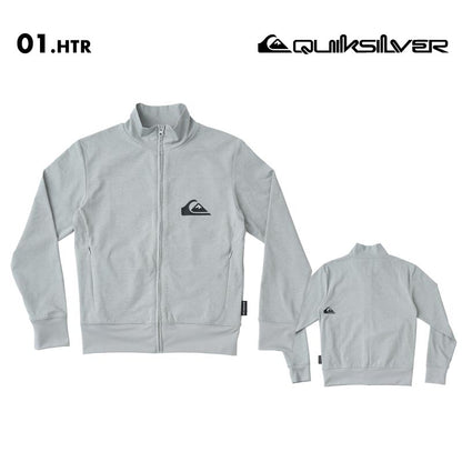 QUIKSILVER/クイックシルバー ジュニア ジップアップ ラッシュガード M&W ZIP STAND YOUTH 2025 SPRING JP KLY251006 長袖 水着 ビーチ サーフィン プール 海水浴 海 ロゴ 紫外線対策 ファスナー付 ジュニア 子供用 こども用 男の子用 女の子用【メール便発送 25SS-01】