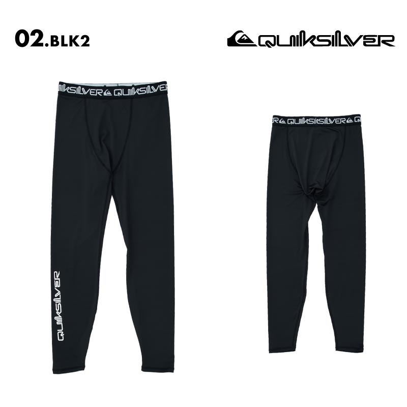 QUIKSILVER/クイックシルバー メンズ レギンス QS LEGGINGS 26 SPRING QUD261001 ボード 水着 サーフィン タイツ 海水浴 ビーチ 日焼け防止 マリンスポーツ 紫外線対策 ロゴ 男性用【メール便発送 26SS-01】