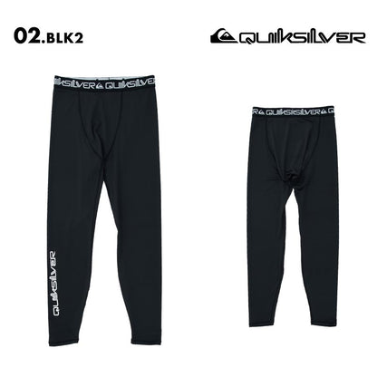 QUIKSILVER/クイックシルバー メンズ レギンス QS LEGGINGS 26 SPRING QUD261001 ボード 水着 サーフィン タイツ 海水浴 ビーチ 日焼け防止 マリンスポーツ 紫外線対策 ロゴ 男性用【メール便発送 26SS-01】