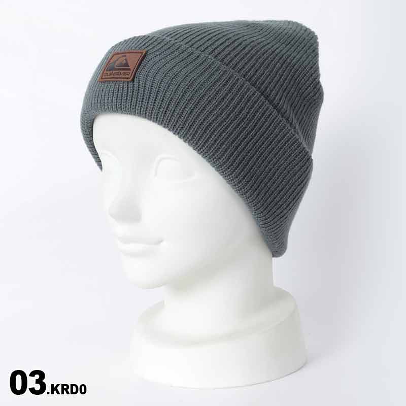 QUIKSILVER/クイックシルバー メンズ ダブル ニット帽 QBE234322 帽子 毛糸 ニットキャップ ビーニー ウォッチキャップ 折り返し スキー スノーボード スノボ 防寒 男性用【メール便発送_RA23】