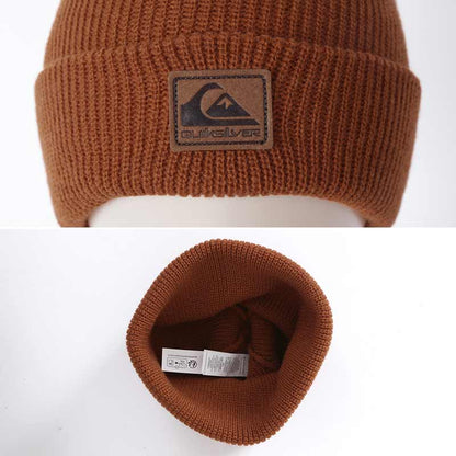 QUIKSILVER/クイックシルバー キッズ ダブル ニット帽 KBE234322 帽子 毛糸 ニットキャップ ビーニー ウォッチキャップ 折り返し スキー スノーボード スノボ 防寒 ジュニア 子供用 こども用 男の子用【メール便発送_RA23】