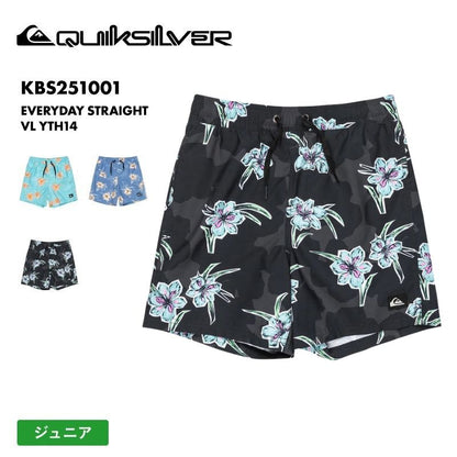 QUIKSILVER/クイックシルバー ジュニア サーフパンツ EVERYDAY STRAIGHT VL YTH14 2025 SPRING GLOBAL KBS251001 ボードショーツ 水着 柄 サーフィン プール 海水浴 海 ビーチ かわいい アウトドア ジュニア 子供用 こども用 男の子用 女の子用[メール便発送 25SS-01]