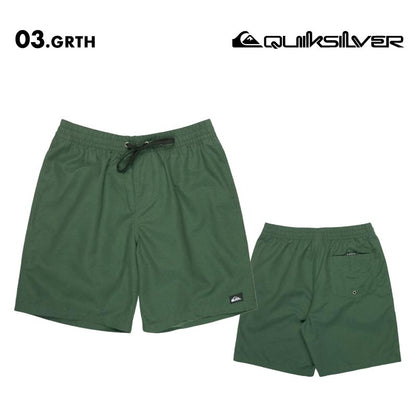 QUIKSILVER/クイックシルバー メンズ サーフパンツ EVERYDAY SOLID VOLLEY 19 2025 SPRING JP EQYJV04137 ボードショーツ 水着 無地 サーフィン プール 海水浴 海 ビーチ 川遊び アウトドア 男性用[メール便発送 25SS-01]