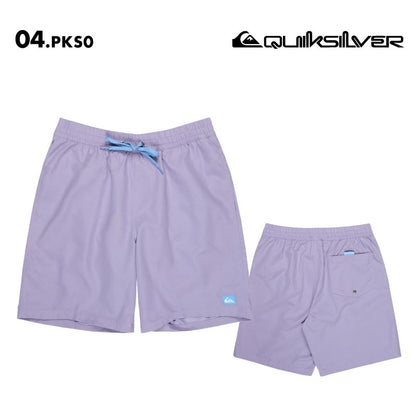 QUIKSILVER/クイックシルバー メンズ サーフパンツ EVERYDAY SOLID VOLLEY 19 2025 SPRING JP EQYJV04137 ボードショーツ 水着 無地 サーフィン プール 海水浴 海 ビーチ 川遊び アウトドア 男性用[メール便発送 25SS-01]