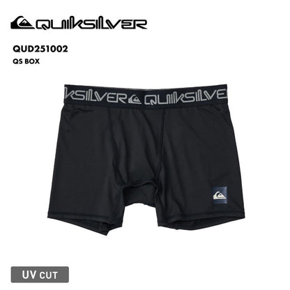 QUIKSILVER/クイックシルバー メンズ インナーパンツ QS BOX 2025 SPRING JP QUD251002 アンダーｼｮｰﾂ サポーターパンツ 海水浴 ビーチ 伸縮性 水着 インナーウェア スイムグッズ 無地 シンプル 男性用【メール便発送 25SS-01】