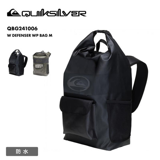 QUIKSILVER/クイックシルバー メンズ 防水バッグ W DEFENSER WP BAG M 2024 SPRING QBG241006 バックパック リュック 鞄 耐水 アウトドア ビーチ キャンプ サーフィン 海 トラベル 男性用