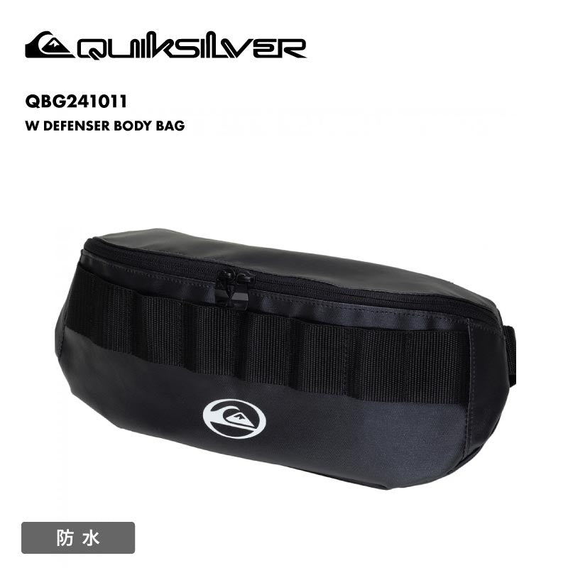 QUIKSILVER/クイックシルバー メンズ 防水バッグ W DEFENSER BODY BAG 2024 SPRING QBG241011 ウエストバッグ 鞄 ショルダーバッグ 耐水 アウトドア フェス トラベル 旅行 オシャレ ブランド 男性用