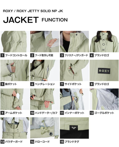 [新作予約 納期11月下旬] ROXY×ICEPARDAL スノーボードウェア レディース 上下セット レギュラーシルエット 中綿入り 撥水 防寒 26-27モデル RXS-H