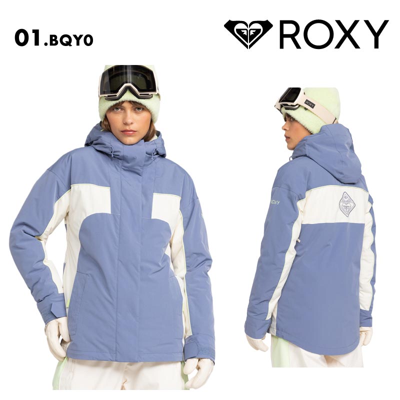 ROXY/ロキシー レディース スノージャケット RITUALIZED JK 2024-25 SNOW ERJTJ03474 スキー スノボ スノーボード チェストポケット パスポケット パウダースカート フード付き調節 ゴーグルポケット 防寒 ウインタースポーツ 女性用