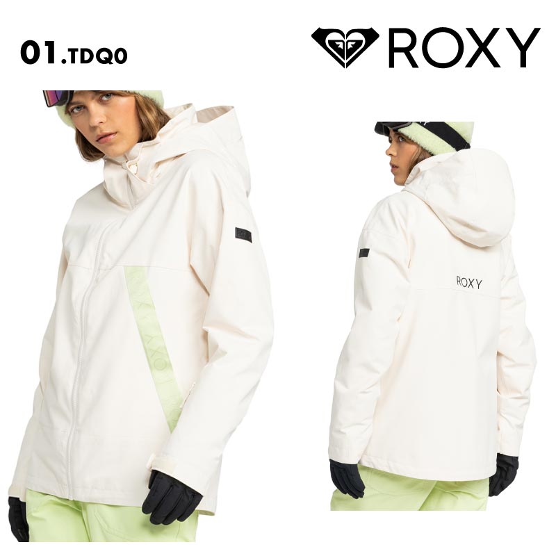 ROXY/ロキシー レディース スノージャケット ROXY SLOPE NP JK 2024-25 SNOW ERJTJ03494 スキー スノボ スノーボード チェストポケット パスポケット パウダースカート フード付き調節 ゴーグルポケット 防寒 ウインタースポーツ 女性用