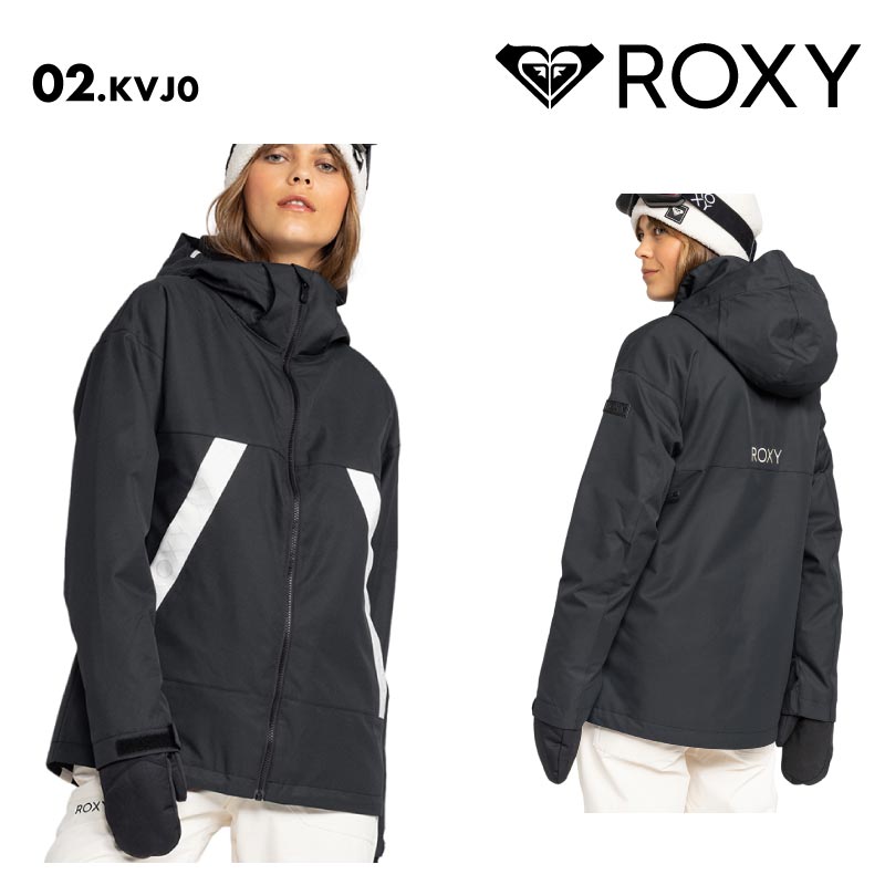 ROXY/ロキシー レディース スノージャケット ROXY SLOPE NP JK 2024-25 SNOW ERJTJ03494 スキー スノボ スノーボード チェストポケット パスポケット パウダースカート フード付き調節 ゴーグルポケット 防寒 ウインタースポーツ 女性用