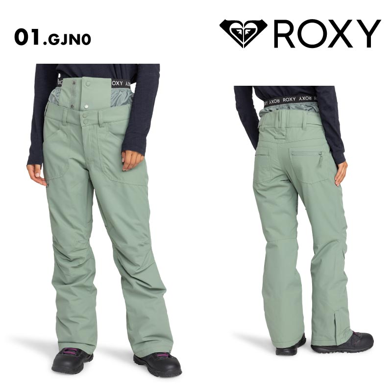 ROXY/ロキシー レディース スノーウェア パンツ SNOWHOLIC NP PT 2024-25 SNOW ERJTP03280 スキー スノボ スノーボード ジャパンフィット パウダーガード ウエスト調節 ブーツゲイター 裾幅調節 裾丈調節 防寒 女性用