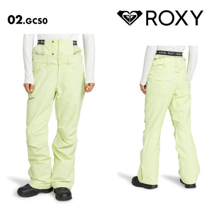 ROXY/ロキシー レディース スノーウェア パンツ SNOWHOLIC NP PT 2024-25 SNOW ERJTP03280 スキー スノボ スノーボード ジャパンフィット パウダーガード ウエスト調節 ブーツゲイター 裾幅調節 裾丈調節 防寒 女性用