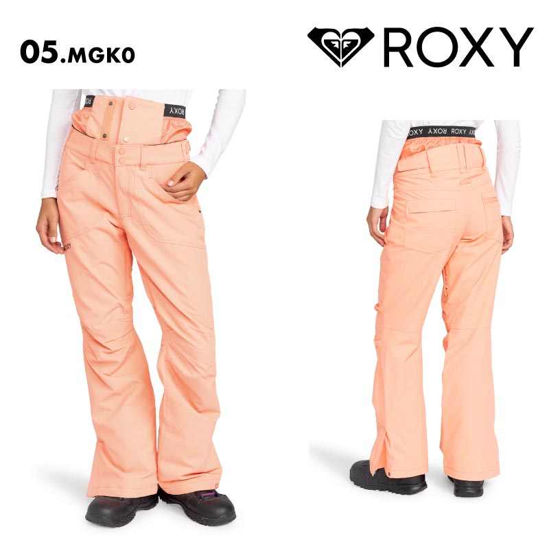 ROXY/ロキシー レディース スノーウェア パンツ SNOWHOLIC NP PT 2024-25 SNOW ERJTP03280 スキー スノボ スノーボード ジャパンフィット パウダーガード ウエスト調節 ブーツゲイター 裾幅調節 裾丈調節 防寒 女性用