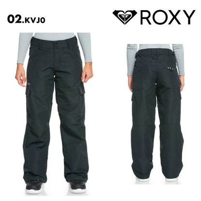 ROXY/ロキシー レディース スノーウェア パンツ JOURNEY NP PT 2023/24 SNOW ERJTP03240 スキー スノボ スノーボード バギーフィット ブーツゲイター 防寒 暖かい インナーポケット カーゴポケット ブランド 女性用