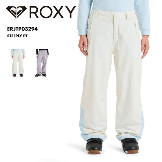 ROXY/ロキシー レディース スノーパンツ STEEPLY PT 2025-26SNOW ERJTP03294 スノーウェア スノー スキー スノボ スノーボード スノボウェア スキーウェア パンツ単品 防寒 ブランド 女性用