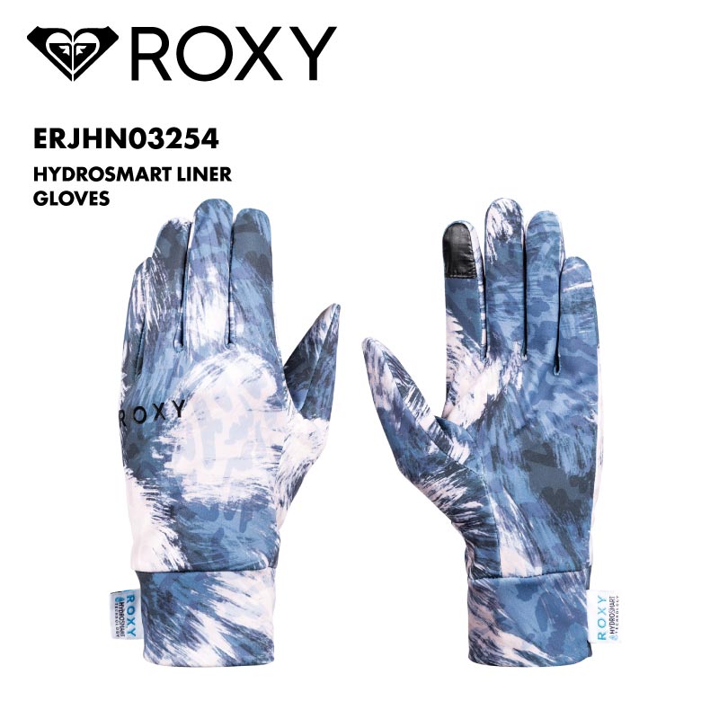 ROXY/ロキシー レディース インナーグローブ HYDROSMART LINER GLOVES 2024-25 SNOW ERJHN03254 スキー スノボ スノーボード 薄手 ストレッチ素材 タッチパネル対応 さらさら 吸湿 速乾 手袋 女性用【メール便発送 24FW-03】